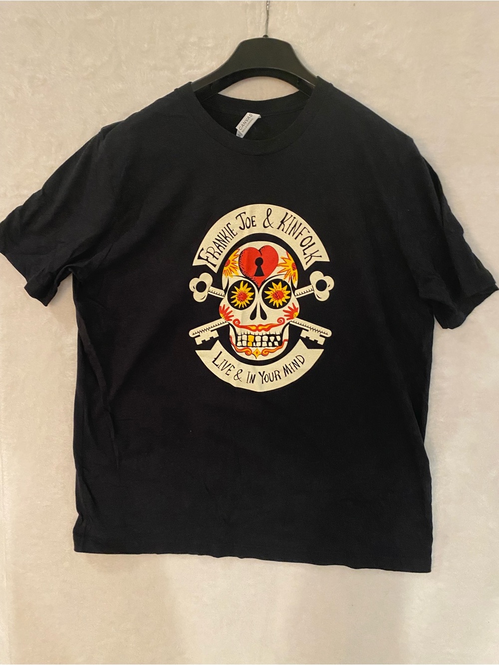 Bella Canvas Black Tee with Interior Brand Tag